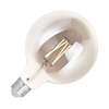 WiZ 6.5W White Changing Dimmable LED Decorative Filament Smart WiFi Smoky 125mm Globe Bulb - Screw Cap