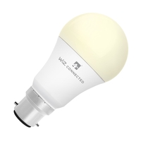 WiZ 9W Warm White Dimmable LED Smart WiFi GLS Bulb - Bayonet Cap