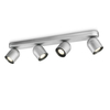 Zesta Quad LED Spotlight - Silver