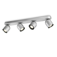 Zesta Quad LED Spotlight - Silver