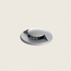 1 Side Loto 24V DC 1W Warm White Outdoor LED Recessed Ground Light - Grey