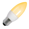 11W Low Energy Candle Bulb - Screw - Amber - Non-Dimmable