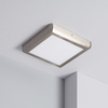 18W Metal Square LED Ceiling Light 225x225mm 6000K - 6500K - Silver