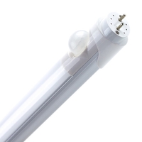 24W Daylight T8 LED Tube with PIR Motion Detector Radar for Security - 1500mm (5ft) - Aluminium