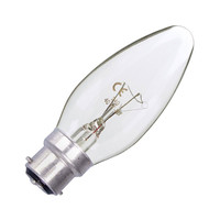 25W Clear Candle Bulb - Bayonet