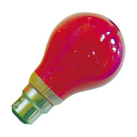 25W Coloured GLS Bulb - Bayonet - Red