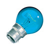 25W Golf Ball Bulb - Bayonet - Blue