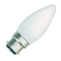 25W Opal Candle Bulb - Bayonet
