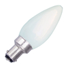 40W Opal Candle Bulb - S.Bayonet