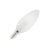 4W Cool White Glass LED Candle Bulb - Small Screw Cap