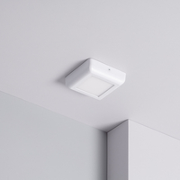 6W Square Daylight LED Flush Ceiling Light 122x122 mm - Design