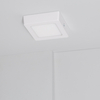 6W Square Selectable White LED Flush Ceiling Light 105x105 mm