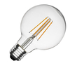 6W Warm White LED Filament 95mm Globe Bulb - Screw Cap
