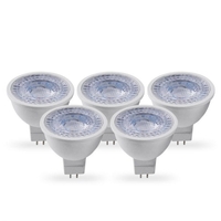 7W Cool White LED MR16 Bulb - Pack of 5