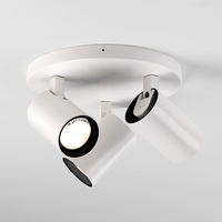 Astro Aqua 3 Light Round Spotlight Plate - Matt White
