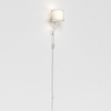 Astro Arbor Wall Light with Plug - Matt White