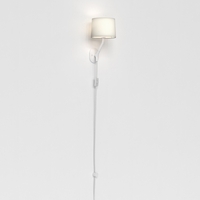 Astro Arbor Wall Light with Plug - Matt White