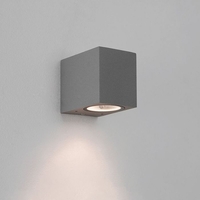 Astro Chios 80 Outdoor Wall Light - Textured Grey
