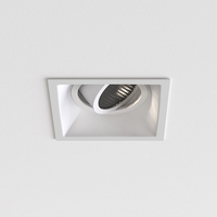 Astro Minima Slimline Square Fire-Rated Adjustable Downlight - White