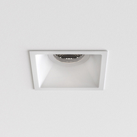 Astro Minima Slimline Square Fire-Rated IP65 Fixed Downlight - White