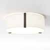 Astro Salina Round Flush Ceiling Light 400mm - White