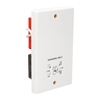 Axiom Dual Voltage Shaver Socket - White