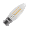 Bell 4W Cool White 470lm LED Dimmable Decorative Filament Candle Bulb - Bayonet Cap