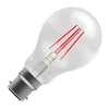 Bell 4W Red LED Decorative Filament GLS Bulb - Bayonet Cap