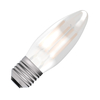 Bell 4W Warm White 470lm LED Dimmable Decorative Filament Satin Candle Bulb - Screw Cap
