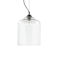 Bistro Glass Ceiling Pendant Light - Clear
