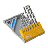 Bluespot Masonry Drill Bit Set - 8 Piece
