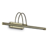Bow LED Picture Light - Antique Brass