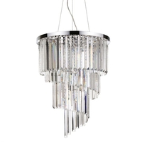 Carlton 12 Light Chandelier - Crystal