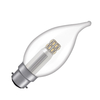 Crompton 3W LED Clear Bent Tip Candle Bulb – Bayonet - Non-Dimmable