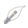 Crompton 3W LED Clear Bent Tip Candle Bulb – S.Screw - Non-Dimmable
