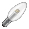 Crompton 3W LED Clear Candle Bulb - Small Bayonet Cap