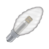 Crompton 3W LED Clear Twisted Candle Bulb - S.Screw - Non-Dimmable
