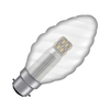 Crompton 3W LED Clear Twisted Candle Bulb – Bayonet - Non-Dimmable