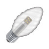 Crompton 3W LED Clear Twisted Candle Bulb – Screw - Non-Dimmable