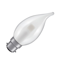 Crompton 3W LED Satin Bent Tip Candle Bulb - Bayonet Cap