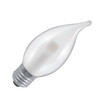 Crompton 3W LED Satin Bent Tip Candle Bulb – Screw - Non-Dimmable
