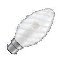 Crompton 3W LED Satin Twisted Candle Bulb – Bayonet - Non-Dimmable