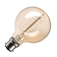 Crompton 60W Decorative Spiral Filament Globe Bulb – 80mm - Bayonet
