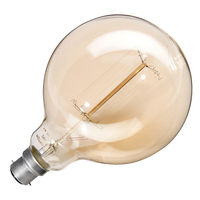 Crompton 60W Decorative Vertical Filament Globe Bulb – 125mm - Bayonet