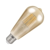 Crompton 7.5W Very Warm White Dimmable LED Decorative Filament Squirrel Cage Bulb - Screw Cap