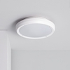 Curio 300 Round LED Outdoor Flush Ceiling Light IP65 - White