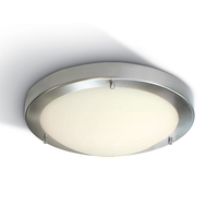 Cyclone 410 Flush Ceiling Light - Brushed Chrome