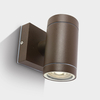 Cylinder Outdoor Wall Light - Rust Brown