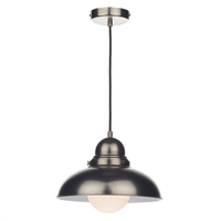 Dar Dynamo Ceiling Pendant Light - Antique Chrome