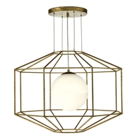 Dar Izmir Ceiling Pendant Light - Old Gold